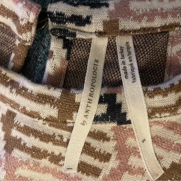 Anthropologie Multicolor Knit Top Women’s Size Small - Picture 3 of 5